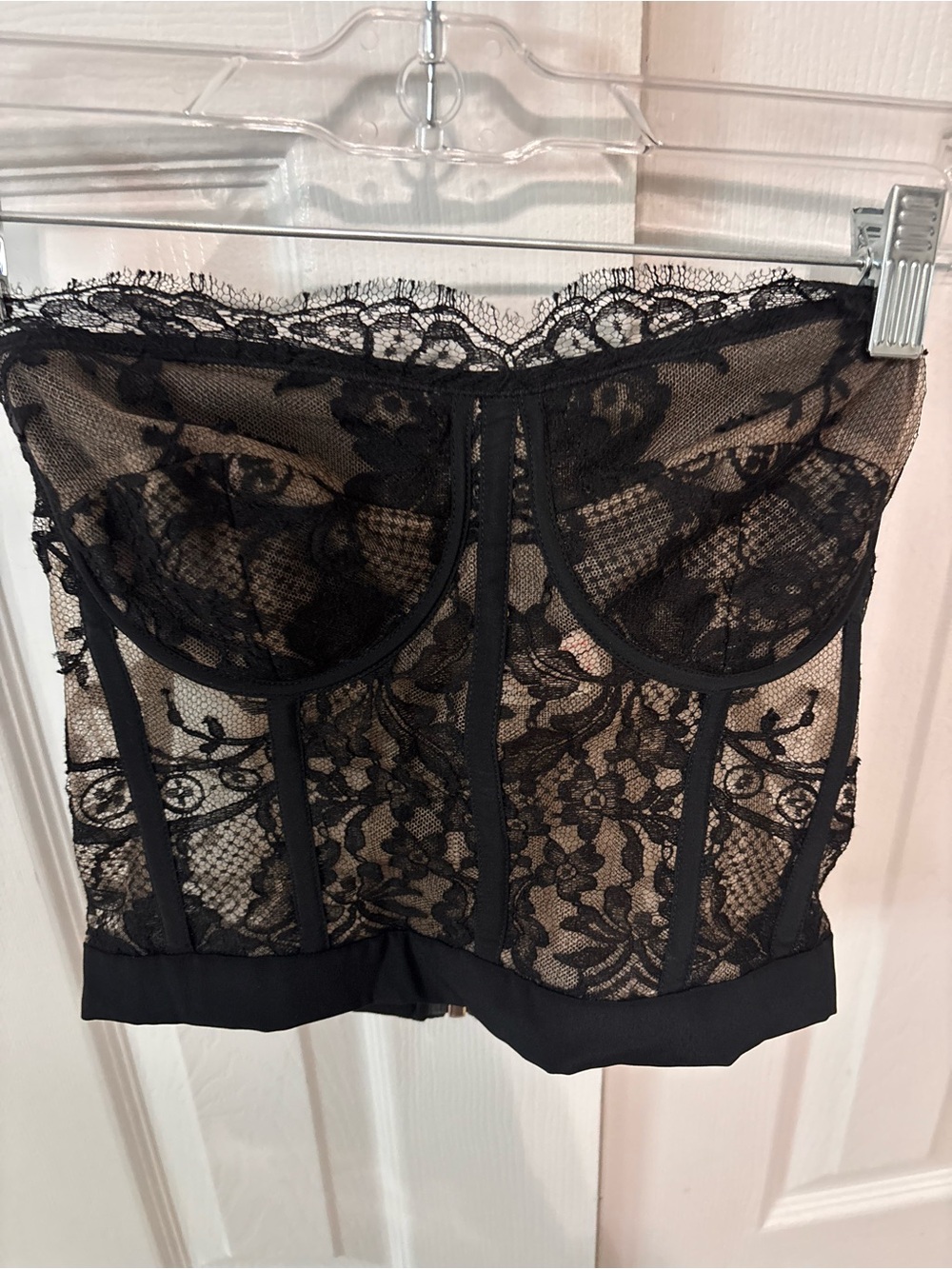 Alexander McQueen lace bustier size XS